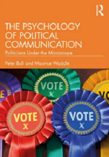 Image of a book.  The Psychology of Political Communication by Peter Bull and Maurice Waddle.